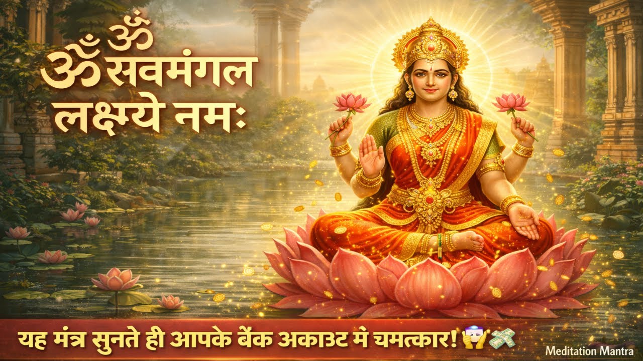 ॐ सर्वमंगल लक्ष्म्यै नमः | Om Sarvamangala Lakshmyai Namah | Lakshmi Mantra Meditation Music