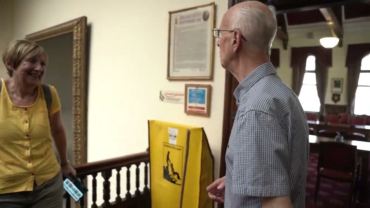 Tour of Colne Town Hall with Geoff Crambie