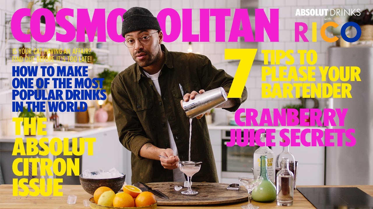 The Cosmopolitan cocktail! | Absolut Drinks with Rico