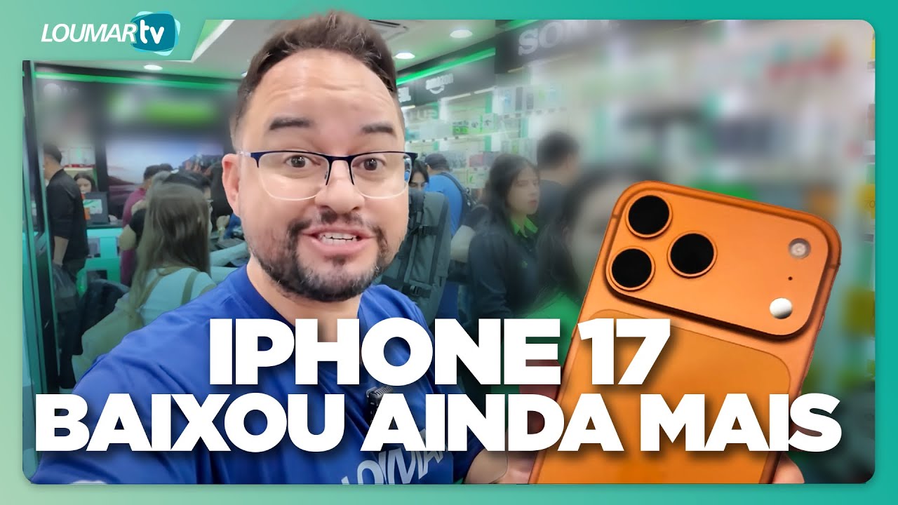 BAIXOU: FOMOS CONFERIR OS NOVOS PREÇOS DO IPHONE 17 NO PARAGUAI