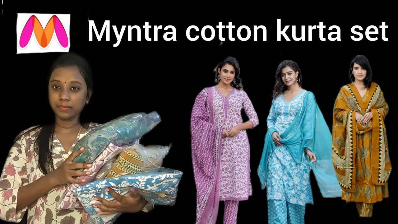 Myntra kurta set haul✨ #myntra #kurti #fashion 