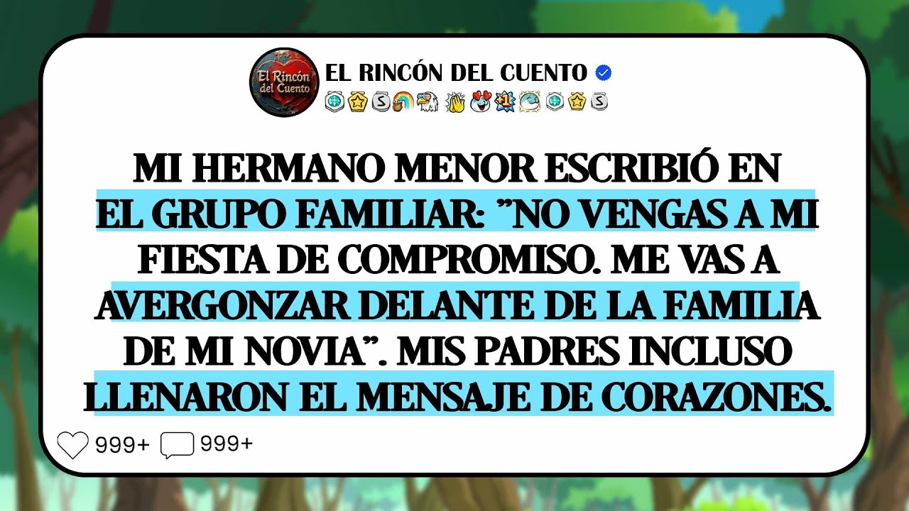 Mi Hermano Me Escribió: 'No Vengas A Mi Compromiso, Me Avergonzarás'. ¿Pero Luego…?