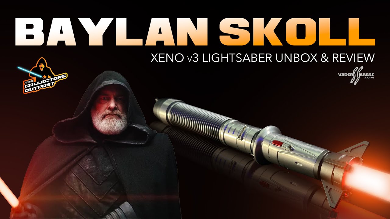 Baylan Skoll Xeno v3 Lightsaber Unbox & Review from Vader's Sabers