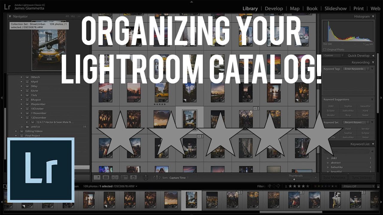 How to Use the Rating System in Lightroom! (Adobe Lightroom CC Tutorial)