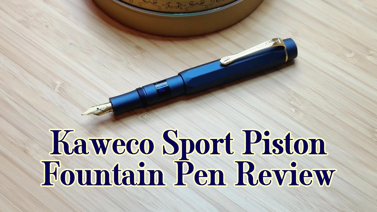 Kaweco Sport Piston Navy Left Handed Fountain Pen Review