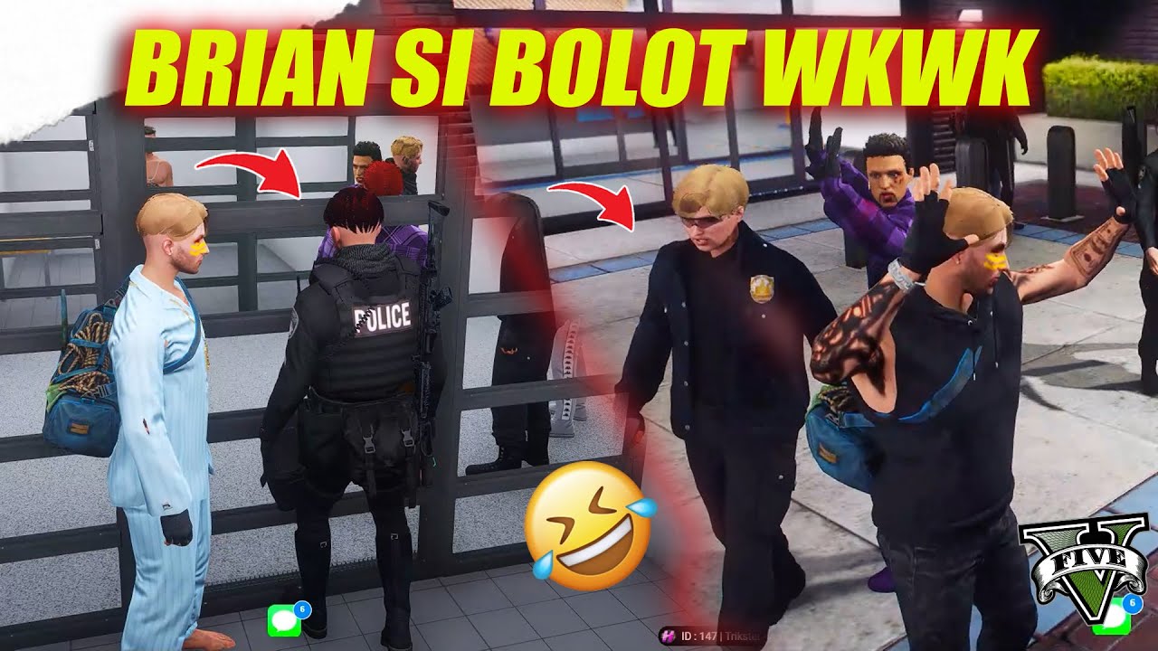 BUAT KESAL SEMUA POLISI !! K*nT*l KAUU😂 !! BRENGSEKK WKWK😂 !!  | GTA V ROLEPLAY INDONESIA