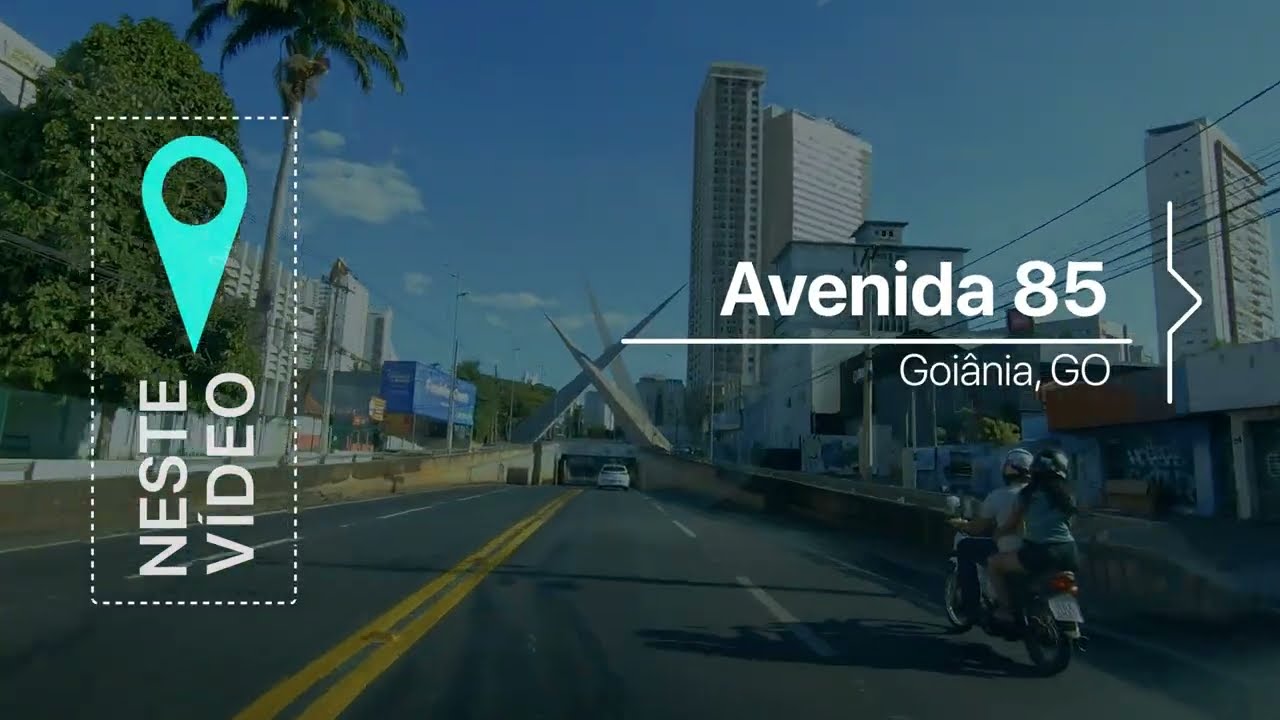 Dirigindo na Avenida 85 - Goiânia, GO | Tarde de Domingo • POV HDR 60fps