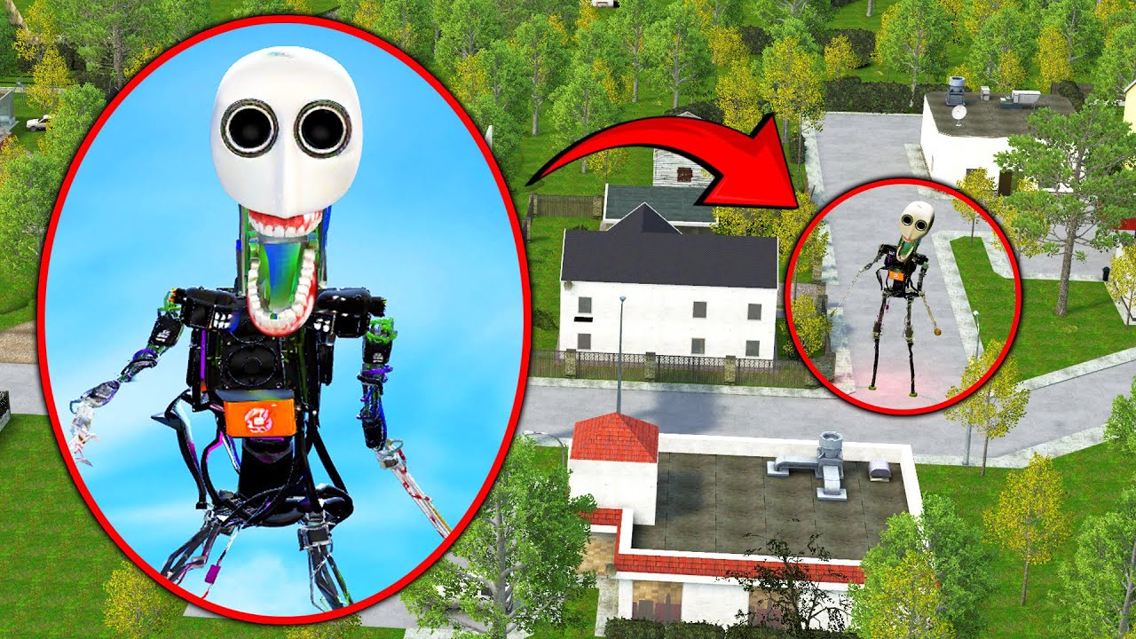 My drone CATCHES MY SELF AWARE ROBOT in REAL LIFE in Garry's Mod