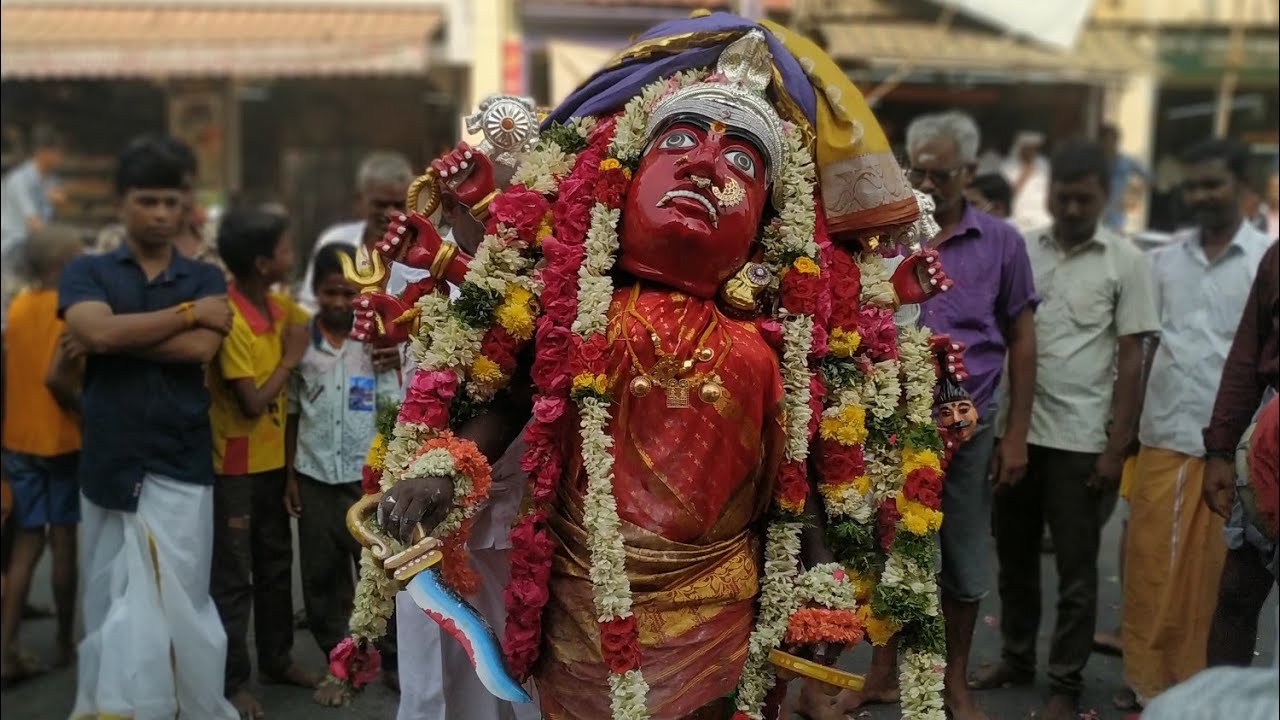 காளிபுறப்பாடு முதல் நாள் | பத்ரகாளியம்மன் | திருபுவனம் காளியாட்டம்