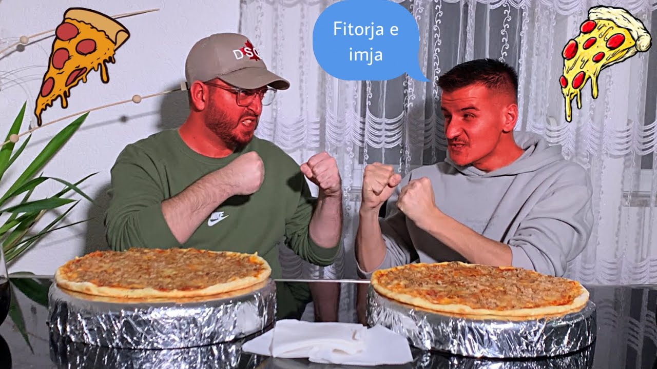 ALBANIAN PIZZA CHALLENGE ME SHQIPDONIN | ARIZONRR