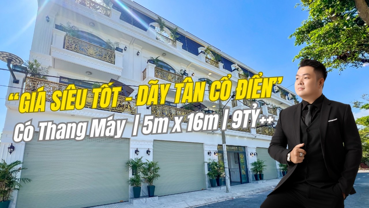 Hãy là NGƯỜI ĐẦU TIÊN sở hữu Dãy 7 Căn Tân Cổ Điển có THANG MÁY tại KDC Phúc An l Cách Quận 7 1.5km