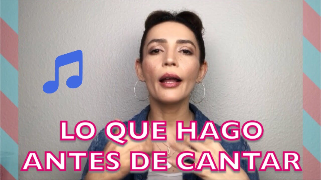 Lo Que Hago Antes De Cantar