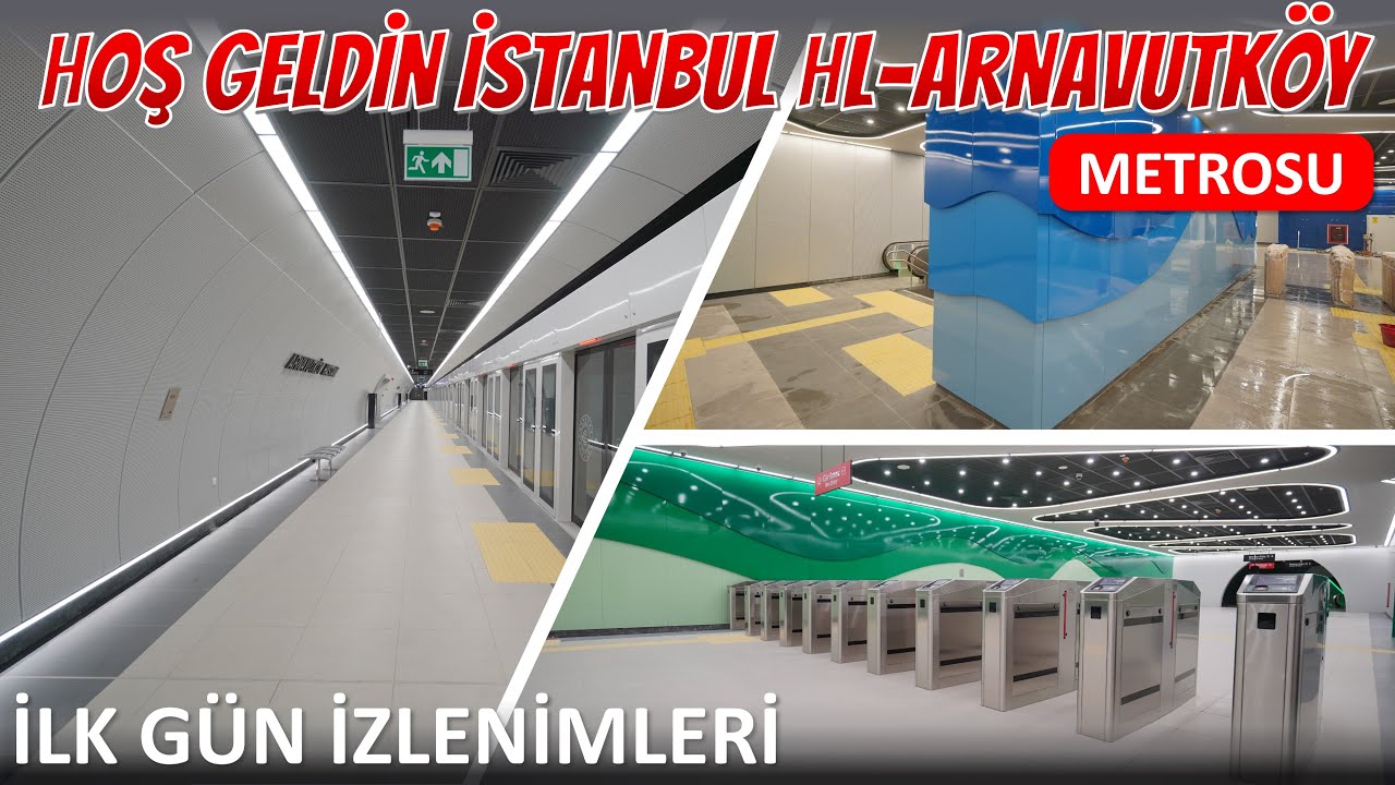 İstanbul Havalimanı - Arnavutköy Metrosu Hizmete Açıldı! (İlk Gün İzlenimleri)