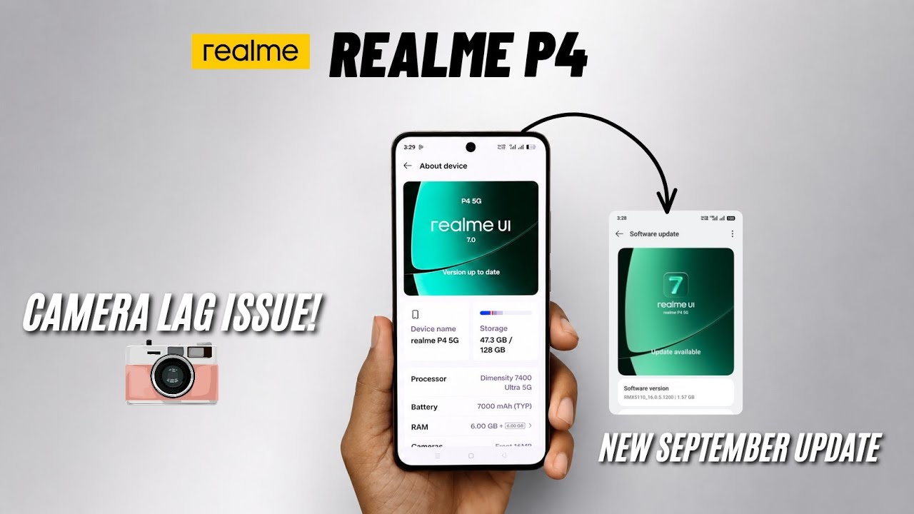 REALME P4 NEW UPDATE - CAMERA LAG PROBLEM?