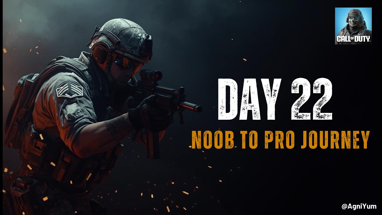 Call of Duty (COD) Noob to Pro Journey | COD Raw Gameplay | Day 22 | AgniYum #cod #gaming #gameplay