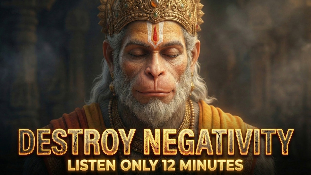 Destroy All Negativity: 108x Hanuman Mantra for Protection | Rudravatara