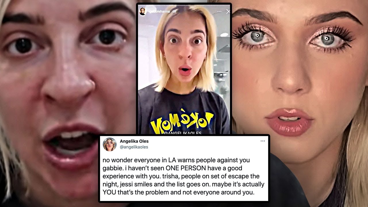 Gabbie Hanna HUGE FIGHT With Angelika Oles