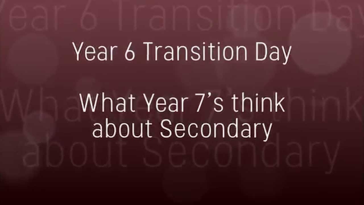 Year 6 Transition Day 2015 Final