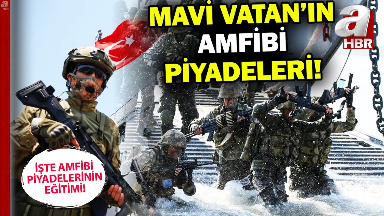 Karada ve suda her göreve hazırlar! İşte amfibi deniz piyadelerinin eğitimi... | A Haber