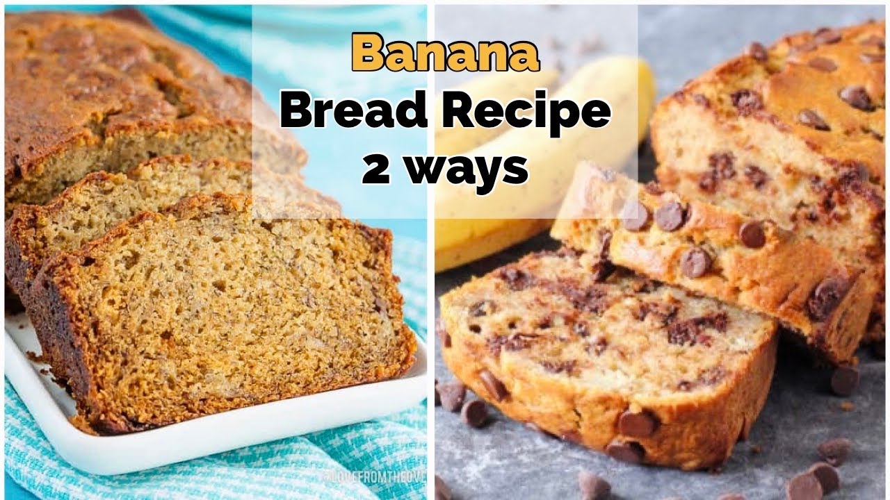 Banana Bread Recipe 2 ways | cooking with rila