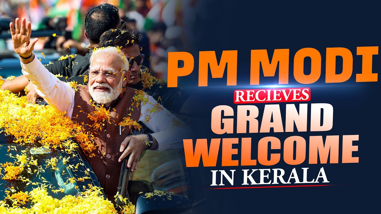 LIVE: PM Modi holds grand roadshow in Thiruvananthapuram, Kerala | BJP | NDA