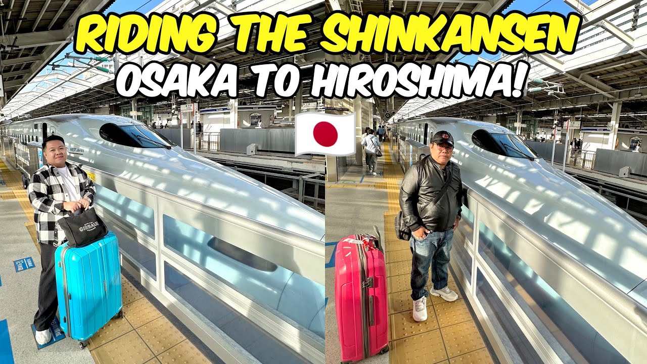 Let’s go to Hiroshima! (Shinkansen via JR Pass)🇯🇵🚅| Jm Banquicio