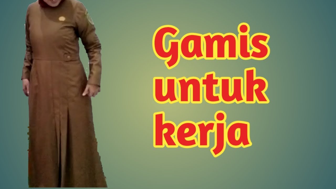 Proses menjahit gamis waskat