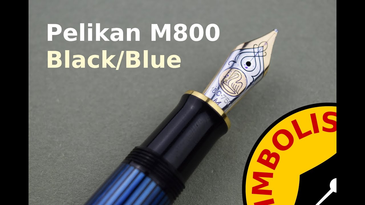 Estilografica Pelikan Souverän M800 black blue