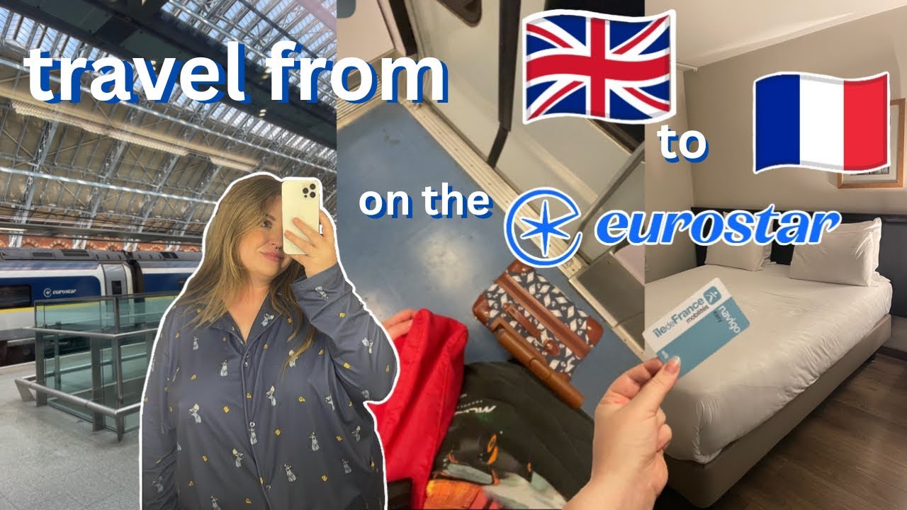 DISNEYLAND PARIS TRAVEL DAY VLOG via Eurostar 🚄 | Checking in to Residhome Val d’Europe