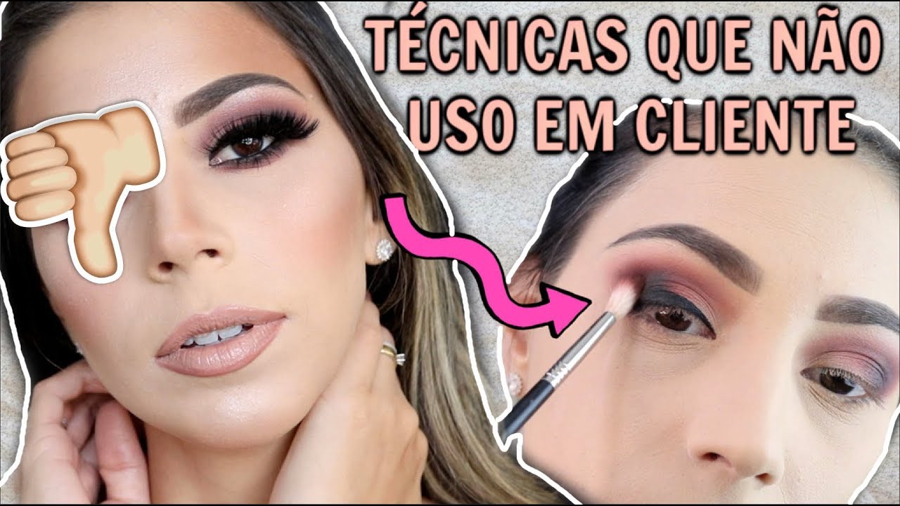 10 TÉCNICAS DE MAQUIADORES QUE NÃO USO EM CLIENTE