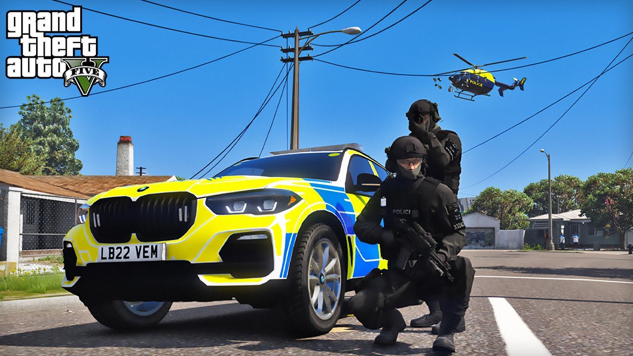 SCO19 TROJAN POLICE PATROL! | UK GTA 5 LSPDFR Mod