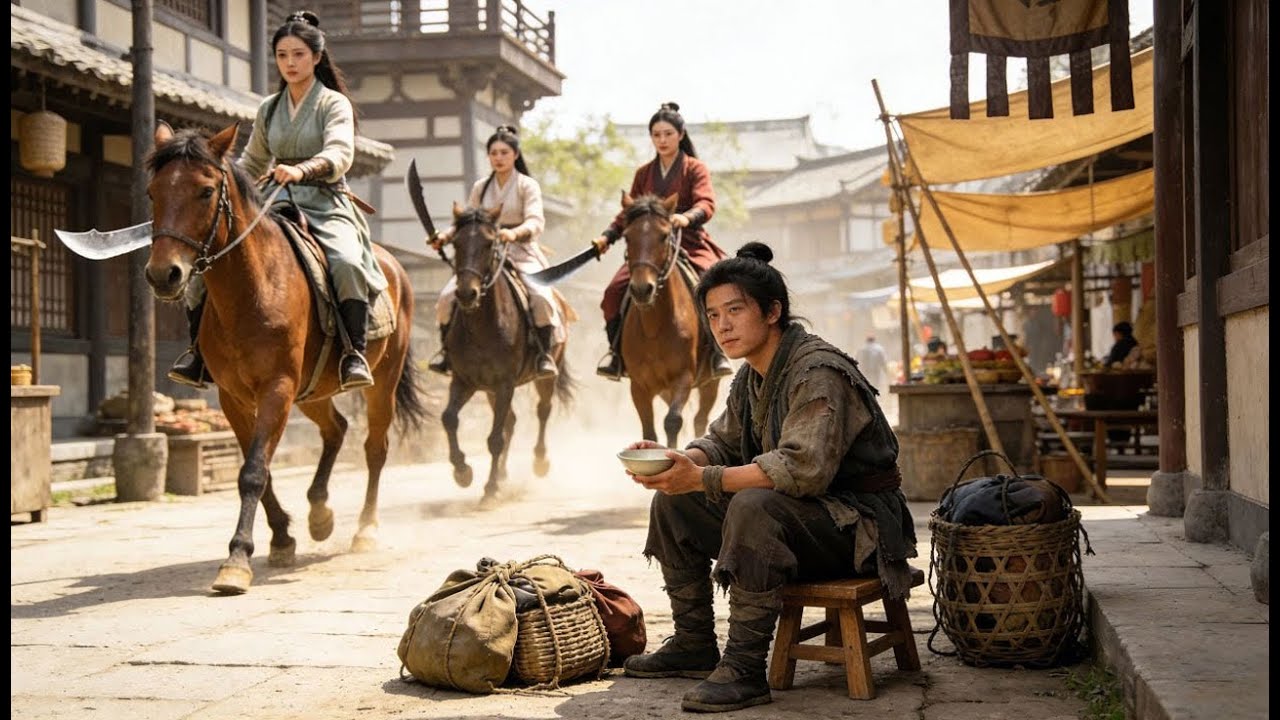 骑马美女高调踢馆，全场震住，谁料角落小贩一拳打趴她！⚔️馬永貞之爭霸上海灘