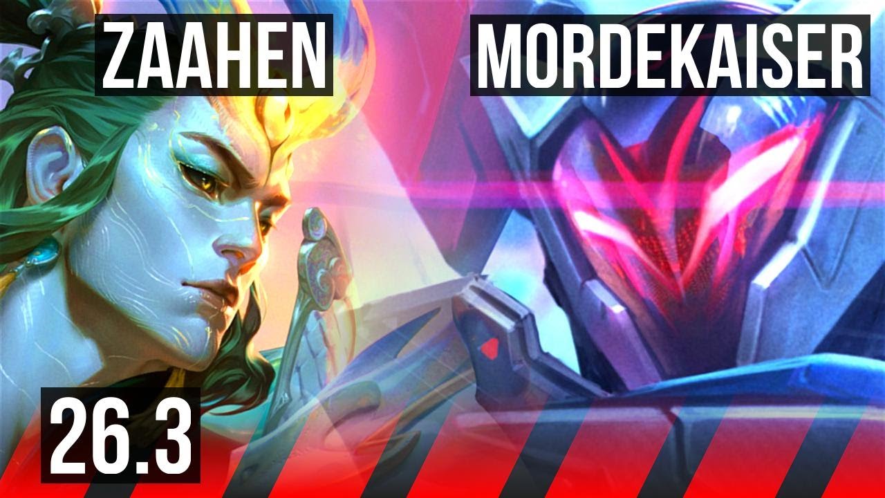 ZAAHEN vs MORDEKAISER (TOP) | KR Master | 26.3