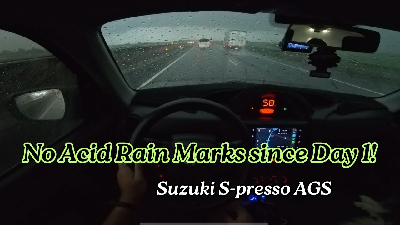 Hindi kailangan ng wiper kahit malakas ang ulan | Suzuki S-presso AGS