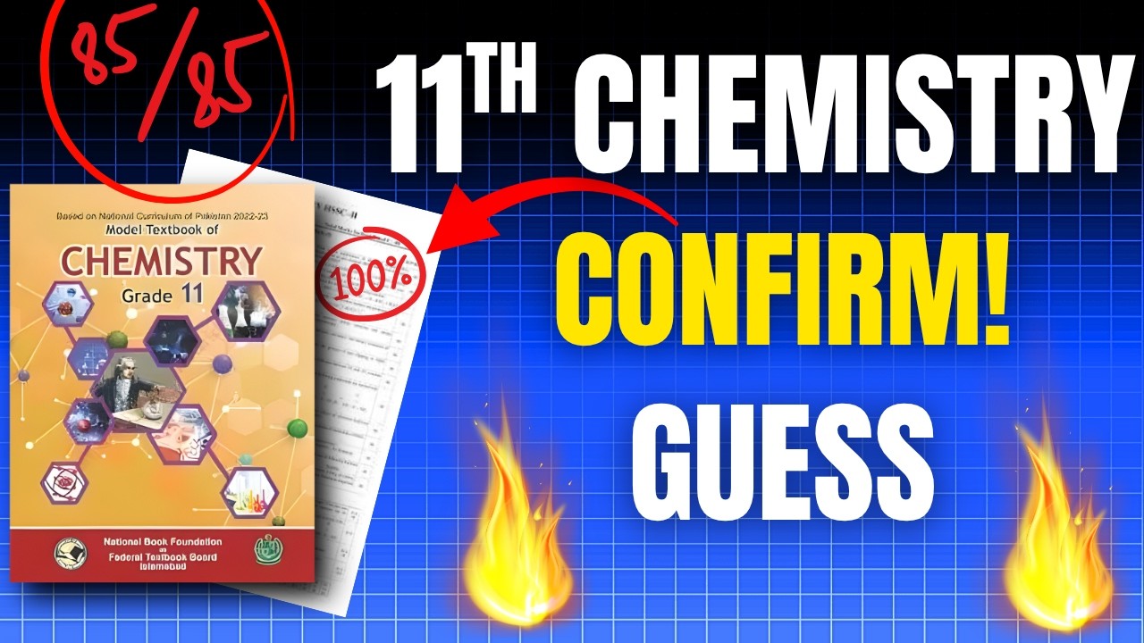 FBISE HSSC 1 Chemistry Full Book Guess🔥| Most Expected Topics and Questions🔥