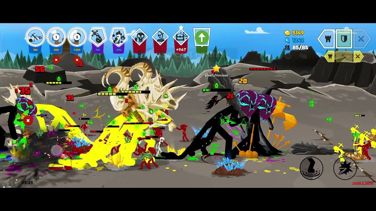Stickwar stickman saga online War Game 07 03 2026