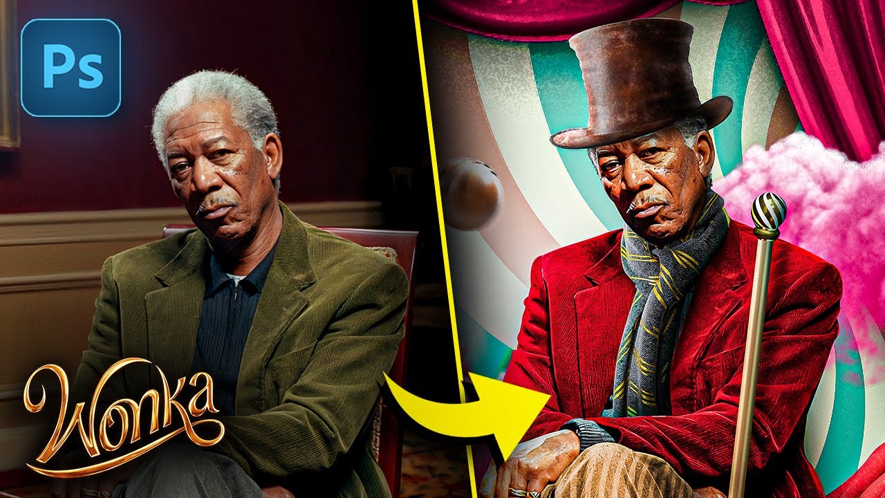 I Turned Morgan Freeman Into Wonka and It's PERFECT!