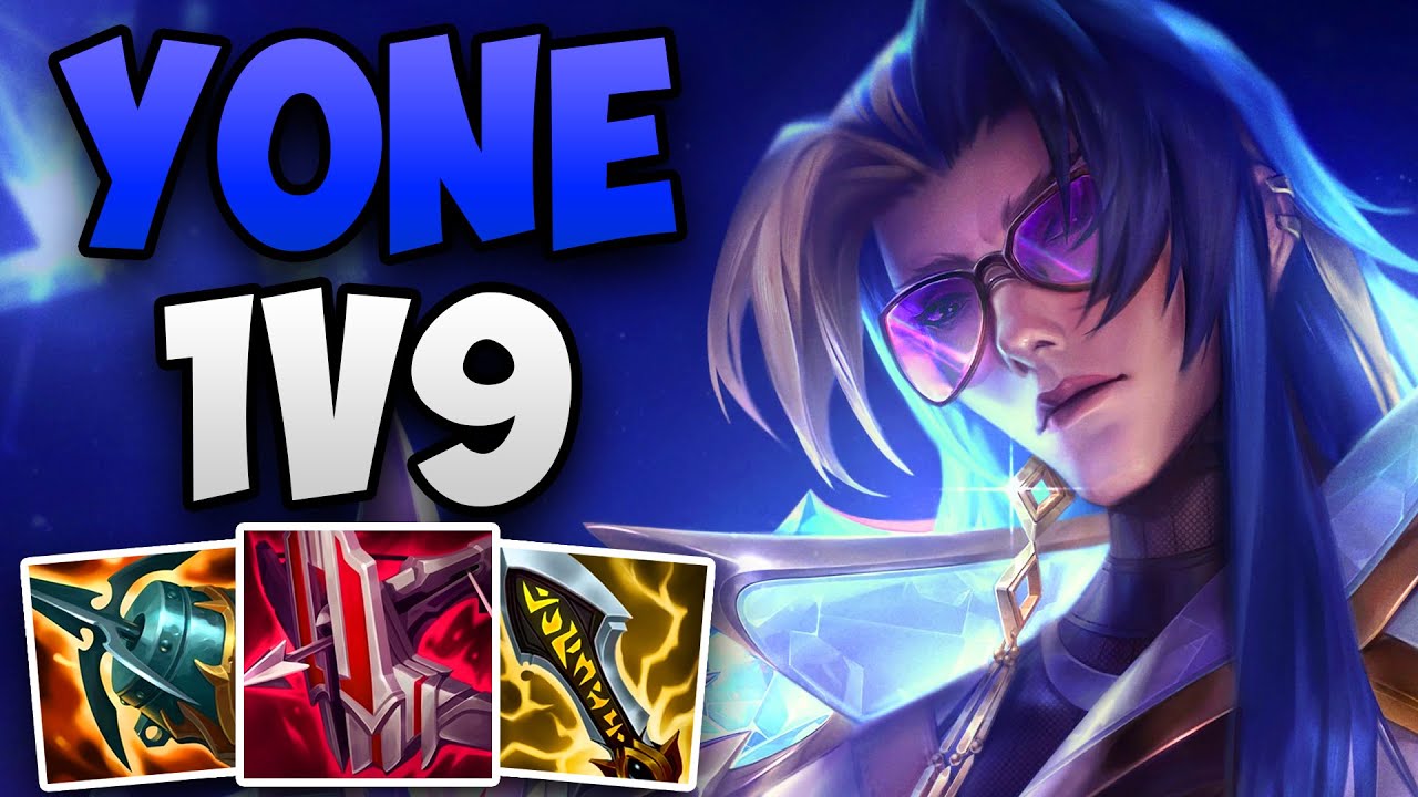 YONE 1V9 GAMEPLAY IN CHALLENGER! | CHALLENGER YONE MID | S14