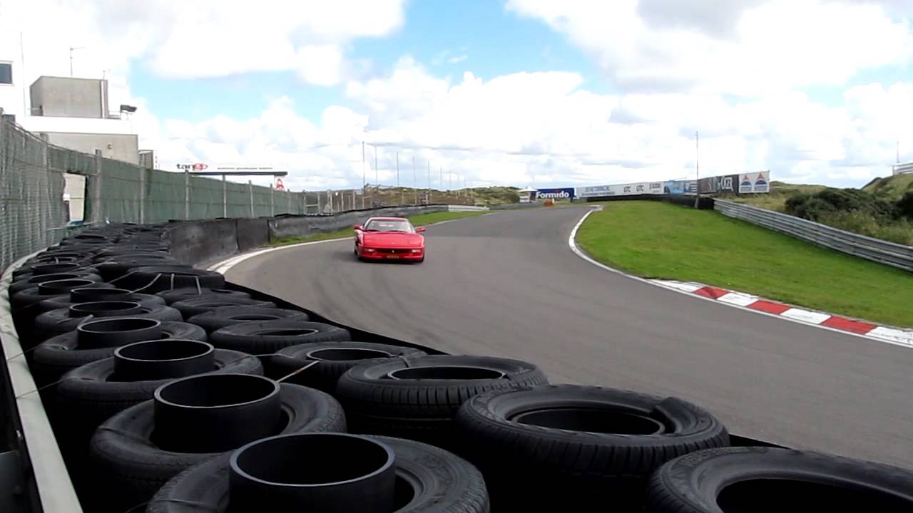 Ferrari F355 racing at Zandvoort Circuit during Vrij Rijden sessions 19 september 2012