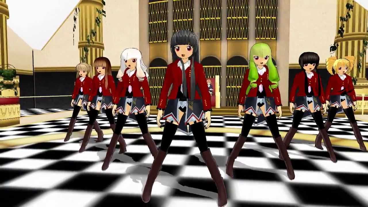[MMD] Umineko X Gangnam Style - Seven Sisters Style!