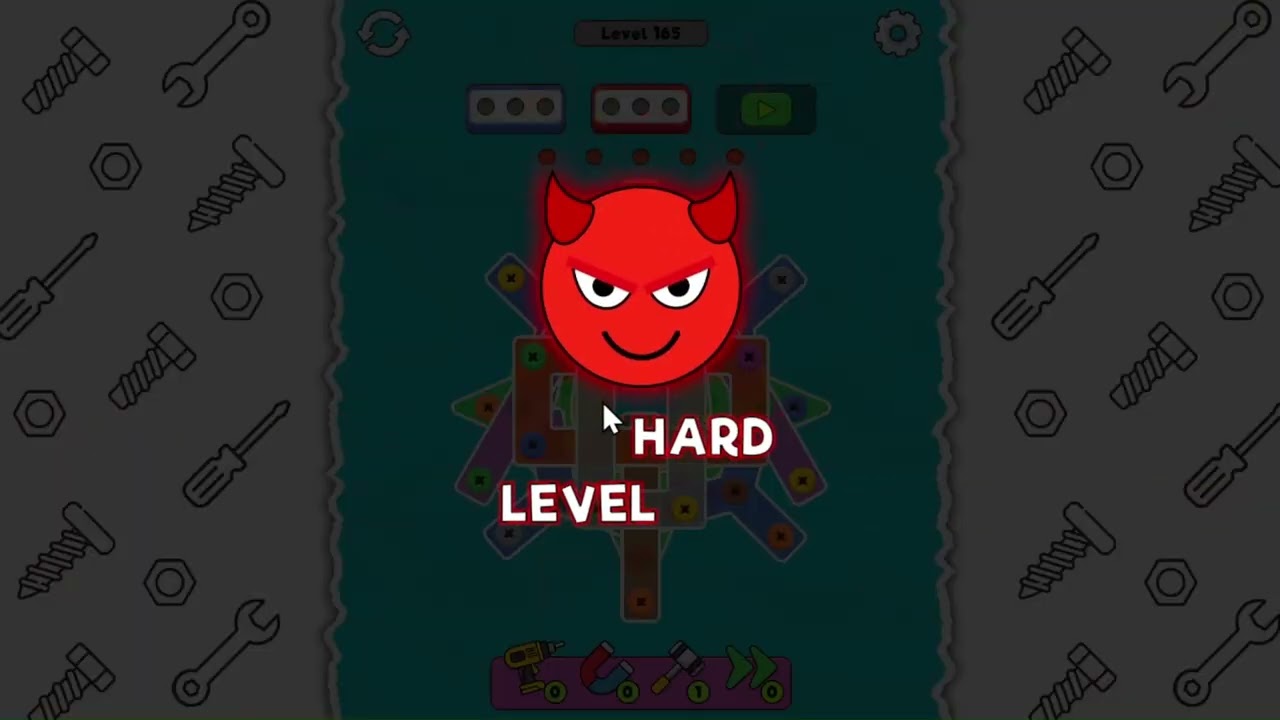 Screw Out: Bolts and Nuts - Level 161 to 170