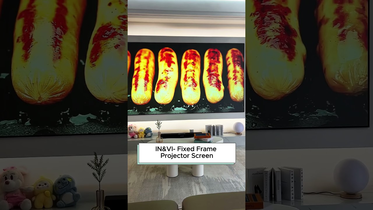 IN&VI-Fresnel Fixed Frame Projector Screen #projectorscreen
