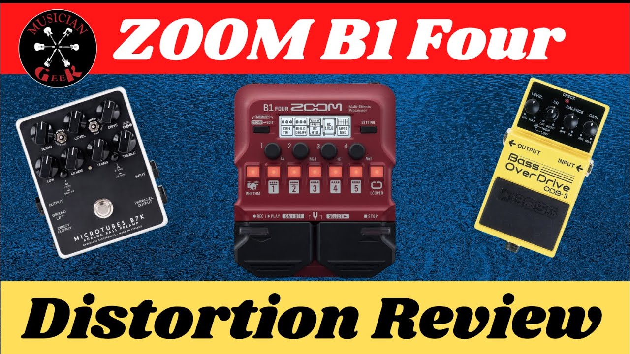 Обзор ZOOM B1 Four Distortion