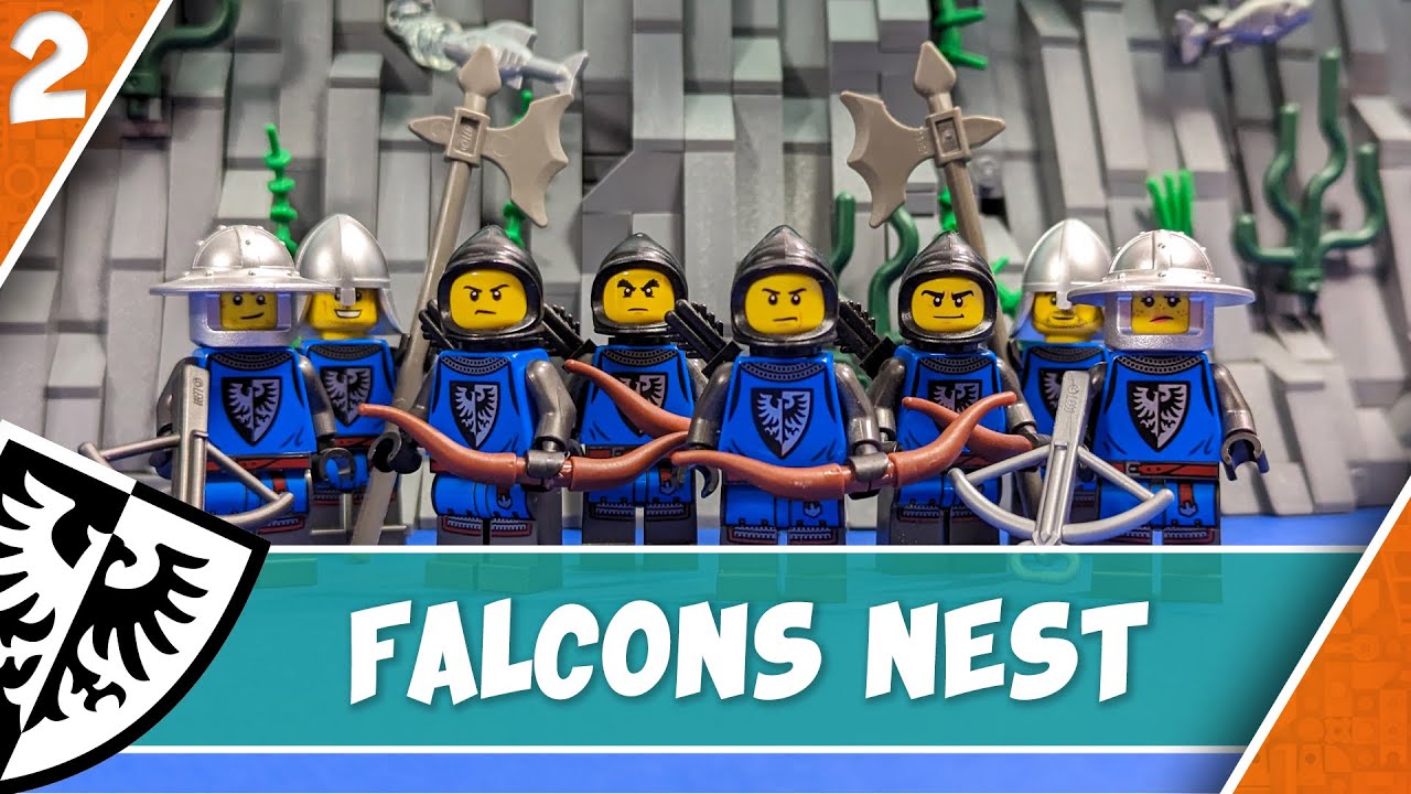 Строительство крепости «Чёрный Сокол» | Эпизод 2 — Каменная кладка | Lego Castle MOC