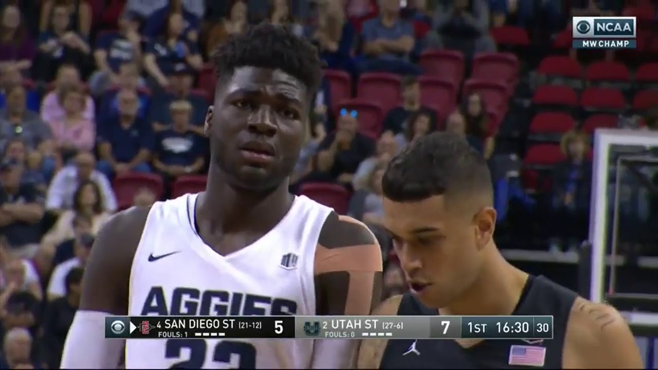 NCAAB 2019 MWT Championship Utah State vs San Diego State