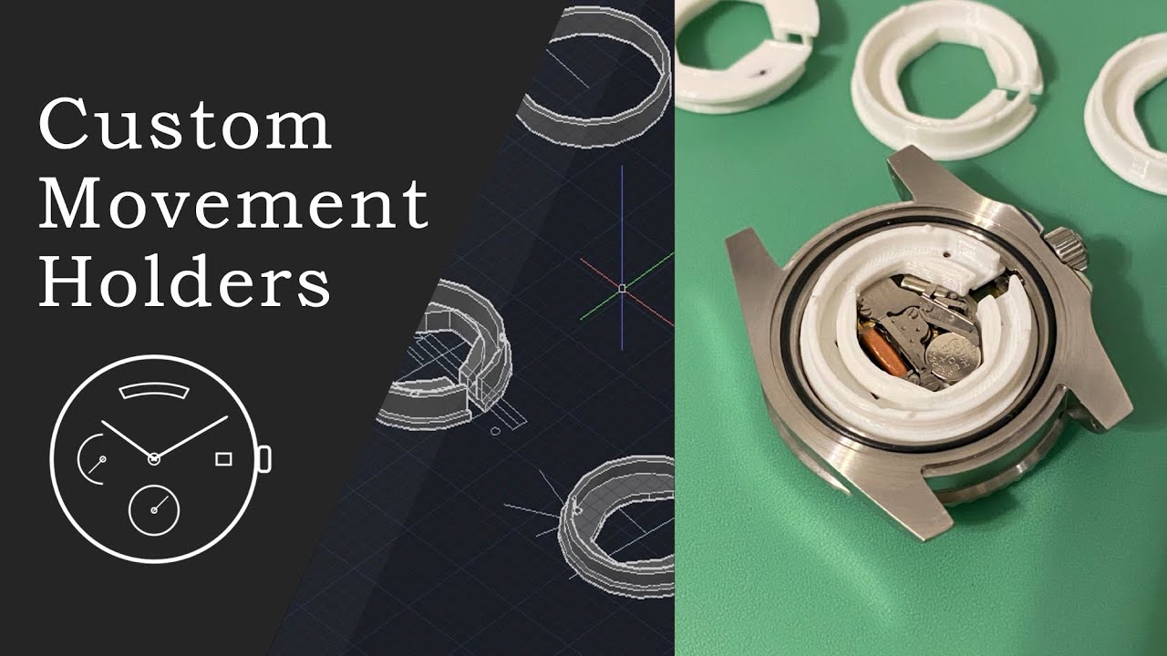 Custom Movement Holders: Miyota 2300 Series in a Dive Case