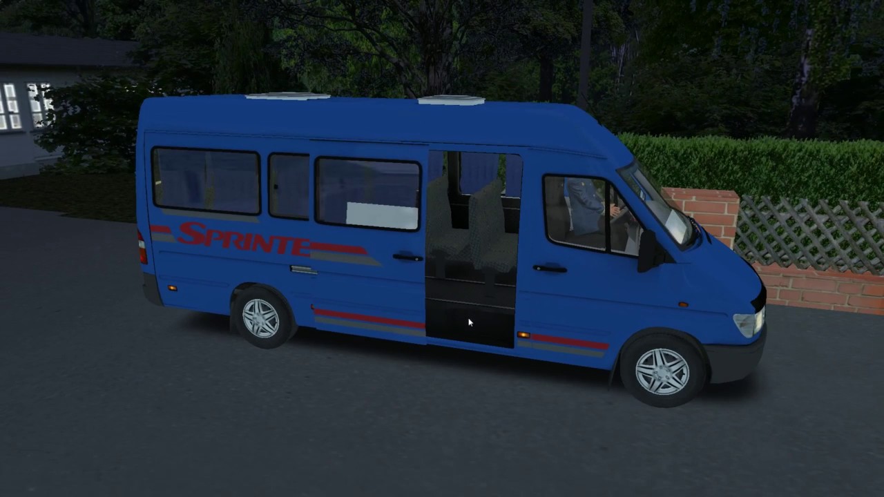 Omsi 1 Mercedes-Benz Sprinter 312D Busvorstellung (Map Dobel)