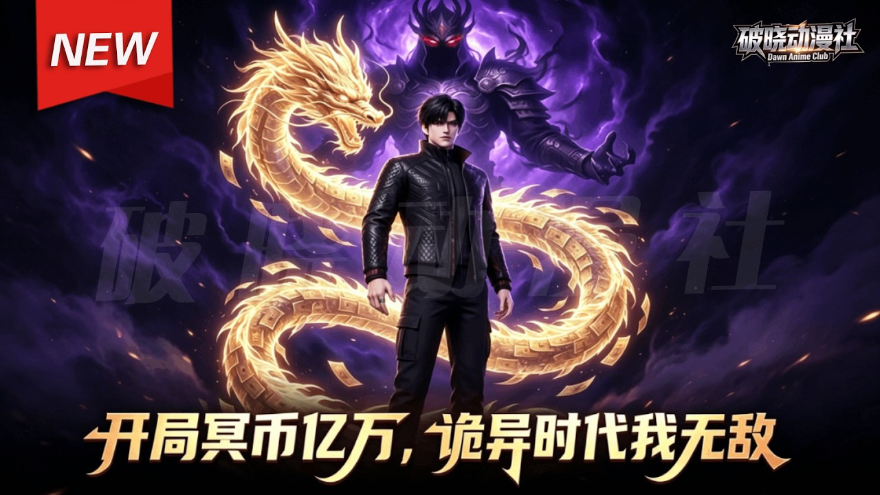 MULTISUB📢新番上线《开局冥币亿万，诡异时代我无敌》第1~80集丨重生末世手握万亿冥币！别人靠苟，他靠撒币雇佣厉鬼，把诡王逼到打工！#破晓动漫社
