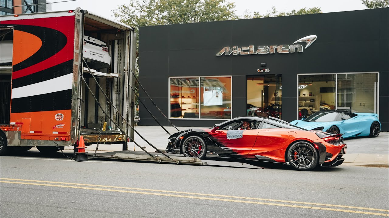 McLaren 765LT  Strata Theme Delivery