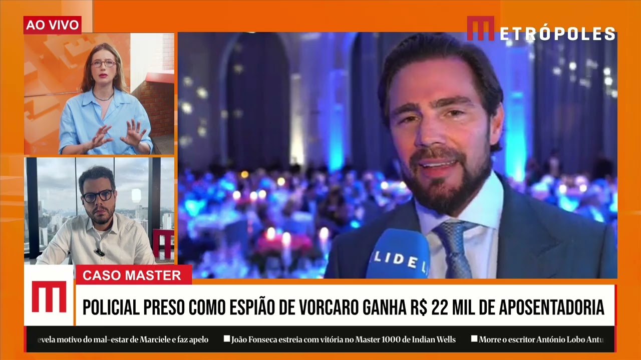 Policial preso como espião de Vorcaro ganha R$ 22 mil de aposentadoria